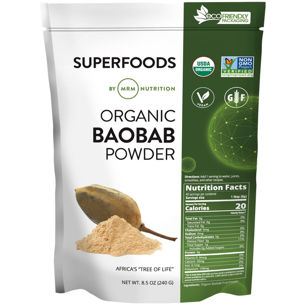 Metabolic Response Modifier - Raw Organic Baobab Fruit Powder