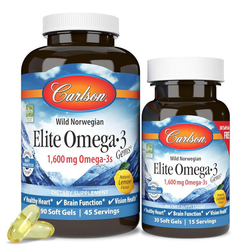 Carlson Labs - Elite Omega 3 + D3 & K