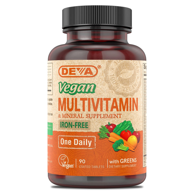 Deva Nutrition - Vegan Tiny Tablets Multivitamin (Iron-Free)