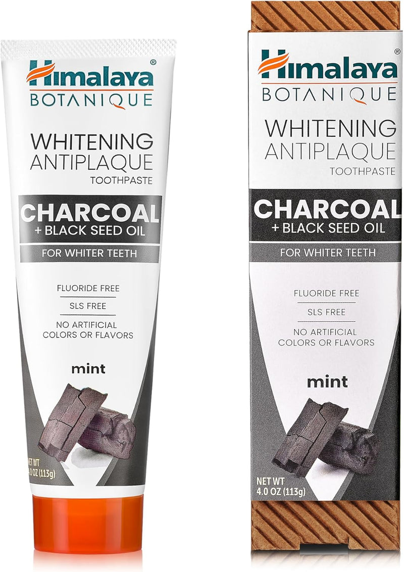 Himalaya Wellness - Whitening Antiplaque Charcoal + Black Seed Oil Toothpaste
