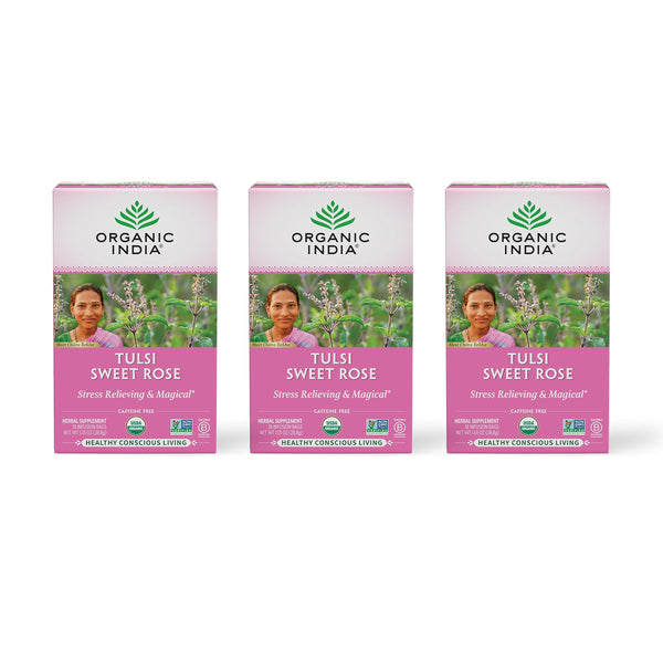 Organic India - Tulsi Tea Sweet Rose