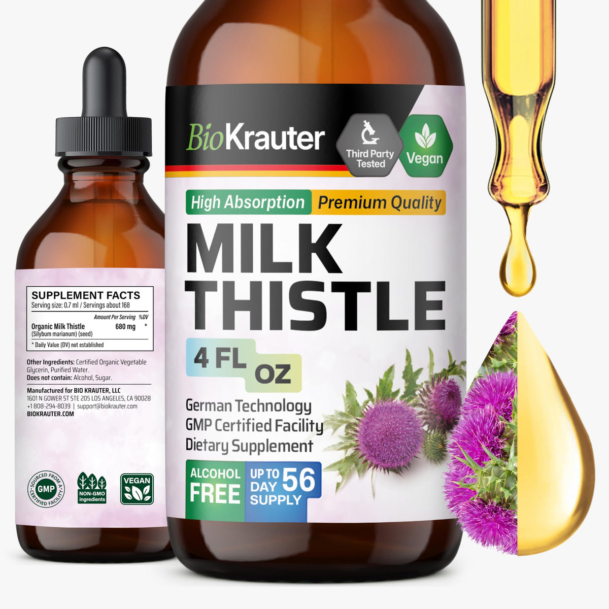 Seroyal/Genestra G-Milk Thistle Tincture — view 2