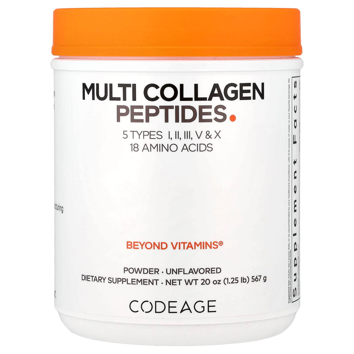 Codeage - Multi Collagen Peptide Powder Mocha Chocolate Mocha