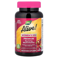 Nature's Way - Alive Mens 50+ Premium Gummy Multi-Vitamin, 75 Gummies