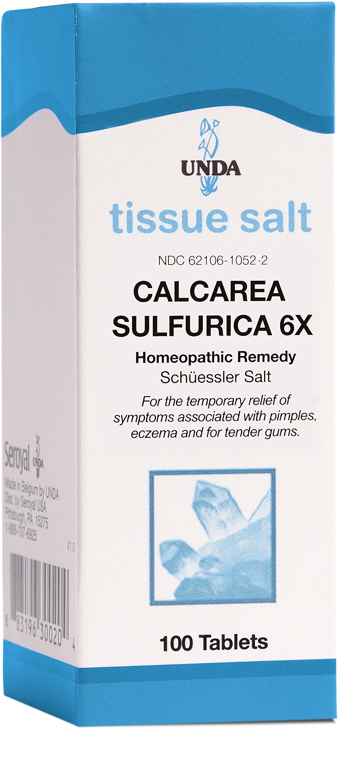 Seroyal/Unda Calcarea sulfurica 6X (Salt) — view 2