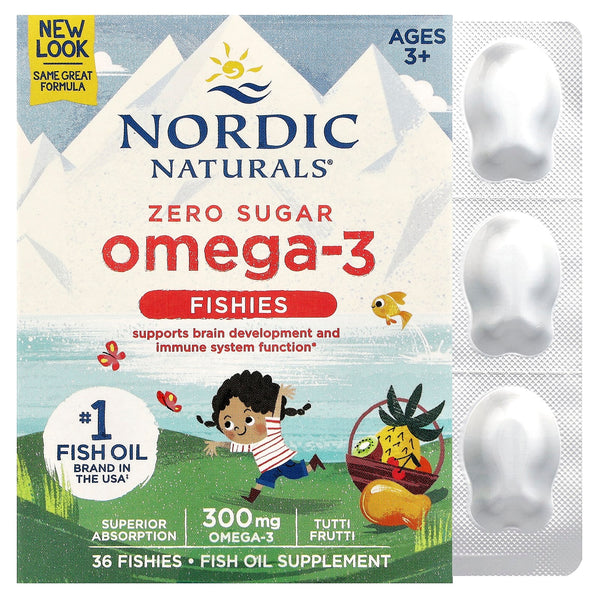 Nordic Naturals - Zero Sugar Omega-3 Fishies