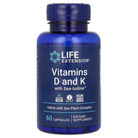 Life Extension - Vitamins D and K with Sea-Iodine