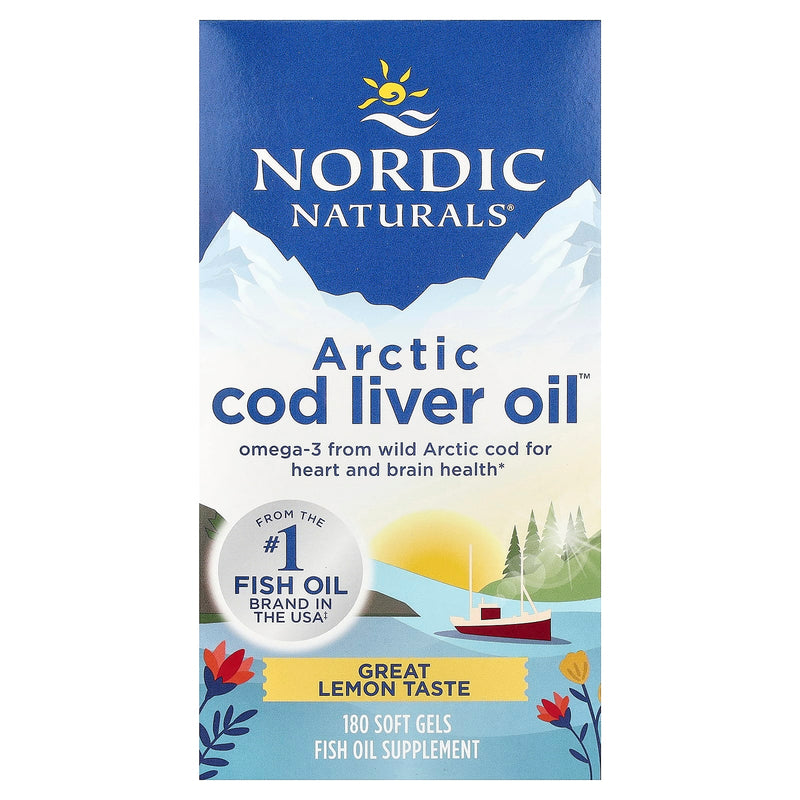 Nordic Naturals - Arctic Cod Liver Oil™, Orange Flavor