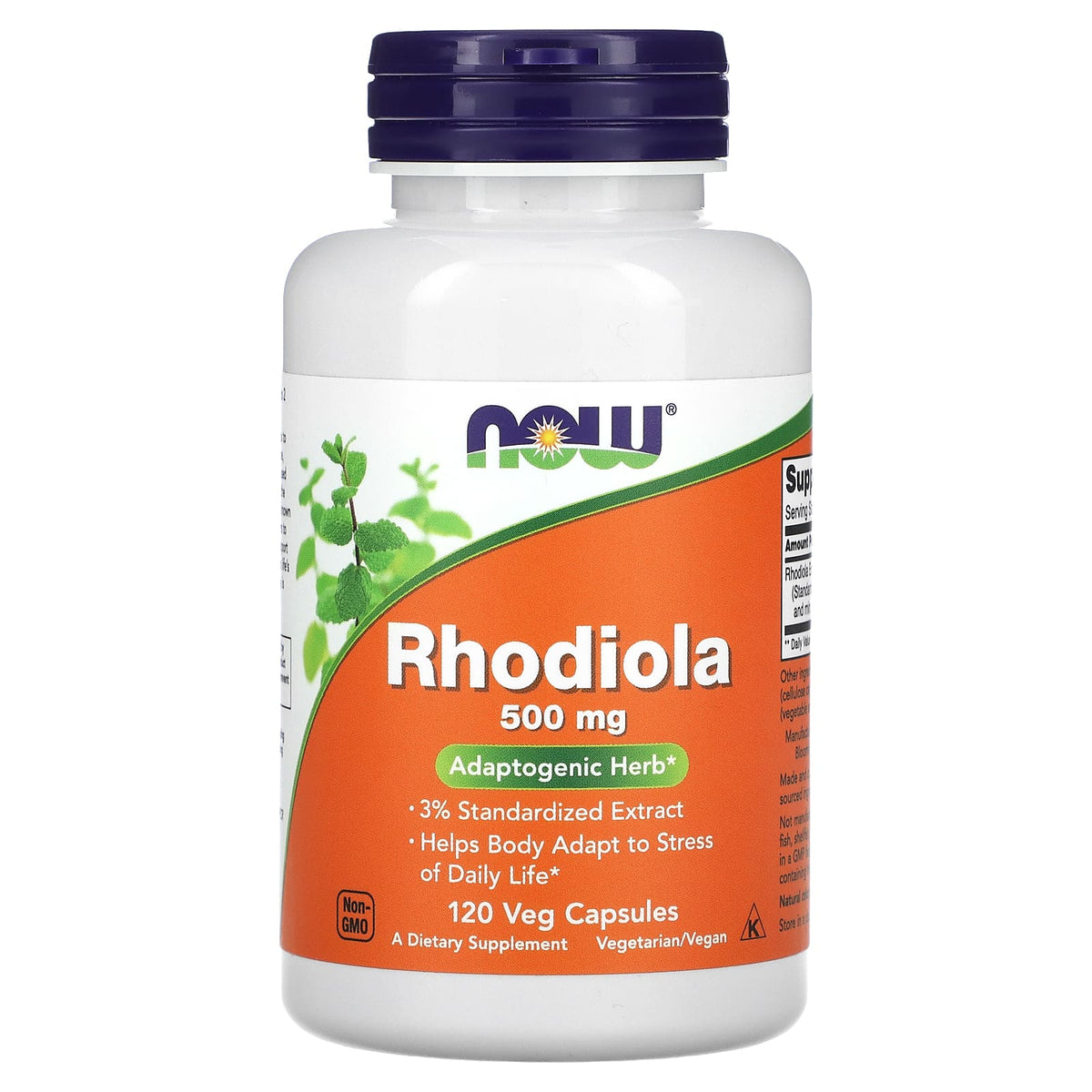 NOW Foods Rhodiola 500mg — view 2