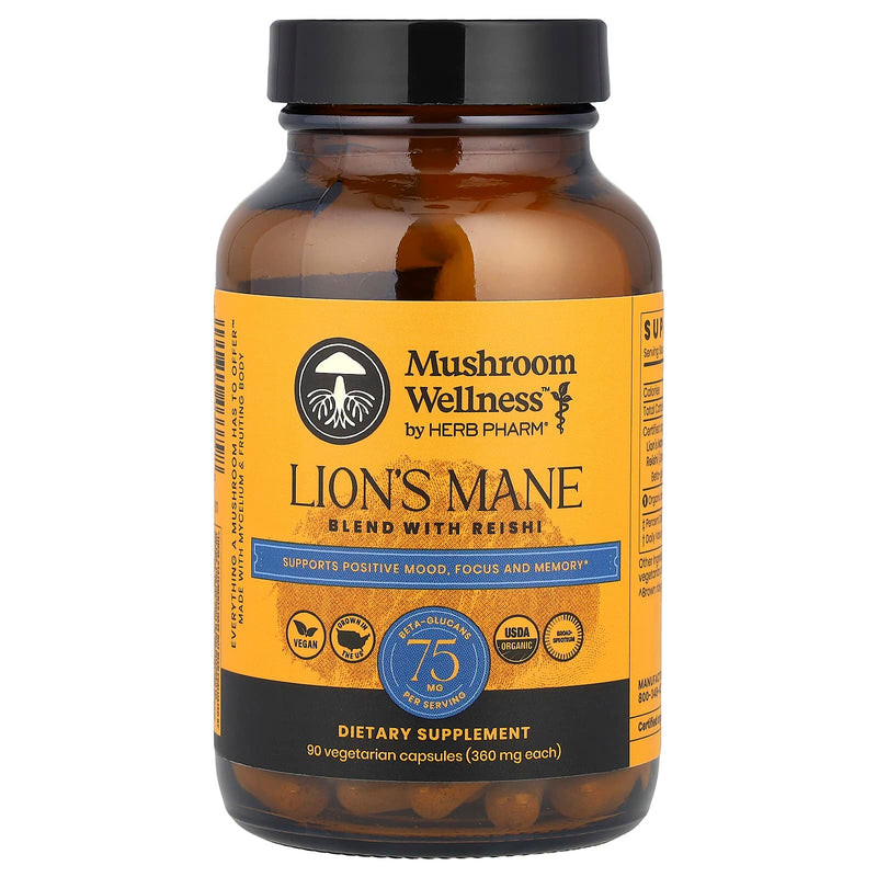 Herb Pharm - Lion's Mane Blend with Reishi