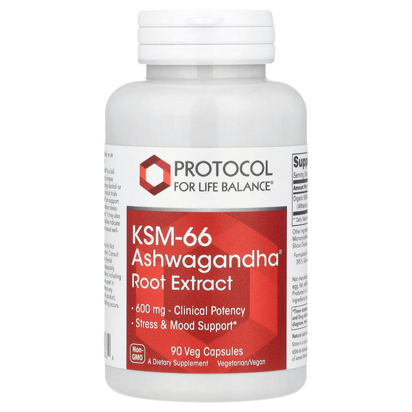 Protocol for Life Balance - Protocol, KSM-66 Ashwagandha®, Stress and Sleep Support