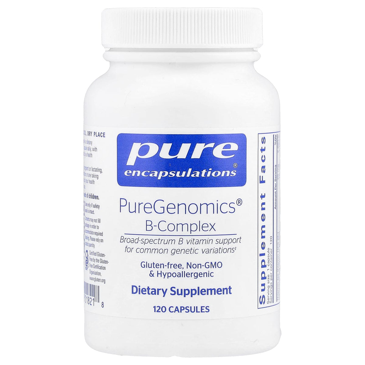 Pure Encapsulations - PureGenomics B-Complex