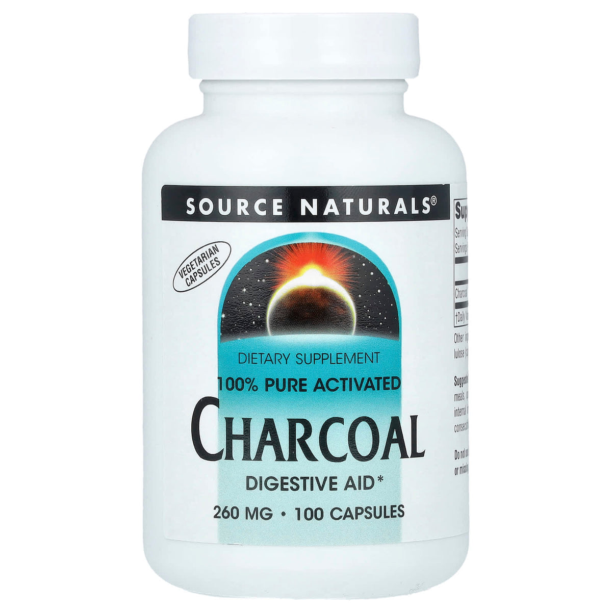 Source Naturals Charcoal 260mg — view 2