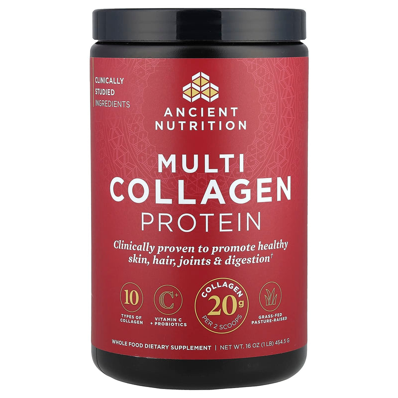 Ancient Nutrition - Multi Collagen Protein Strawberry Lemonade