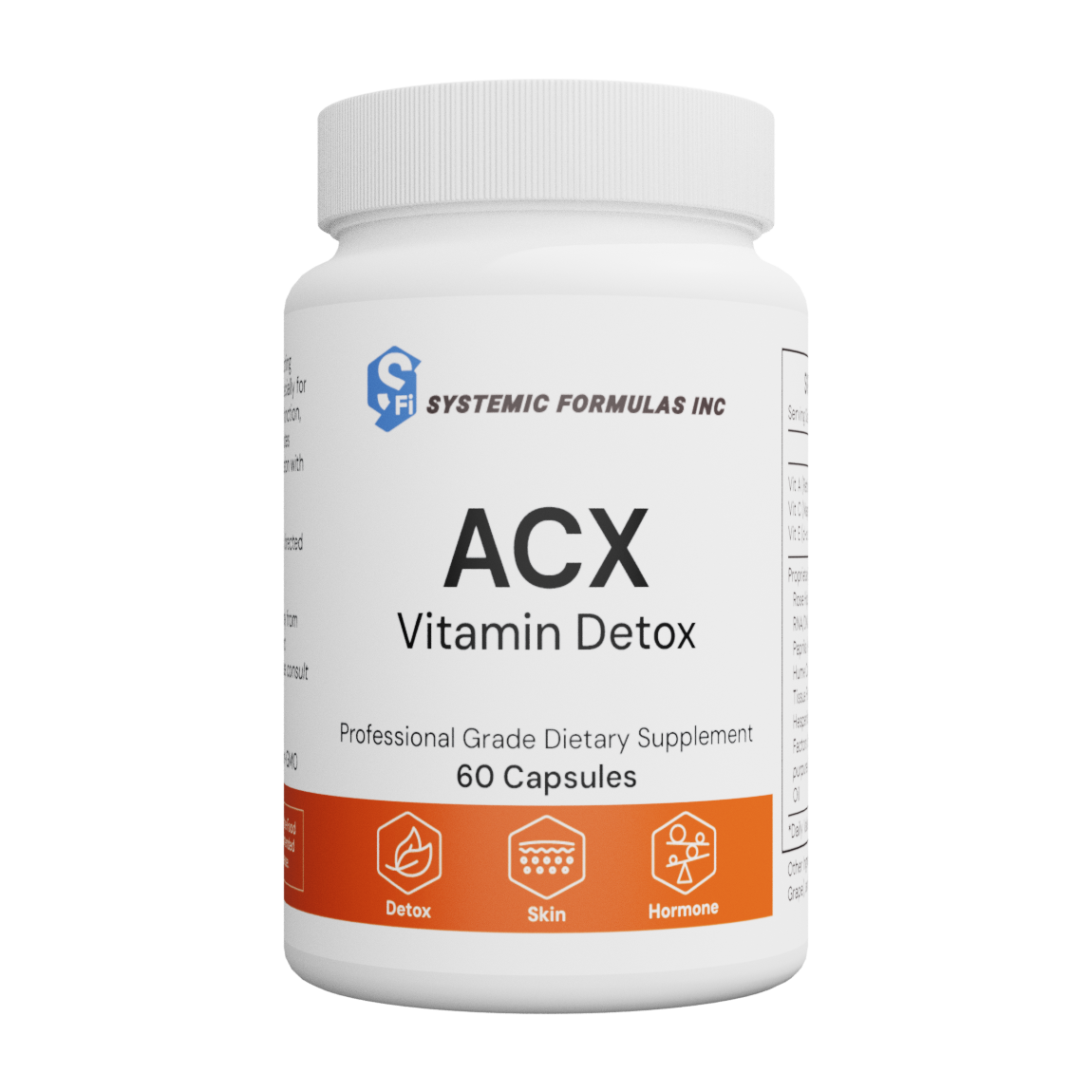 Systemic Formulas - ACX — Systemic Formulas supplement