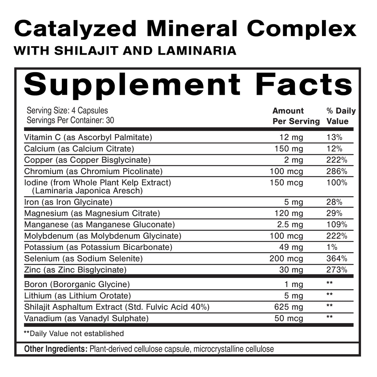 Quicksilver Scientific Dr. Shade's Catalyzed Mineral Complex with Shilajit and Laminaria — view 2