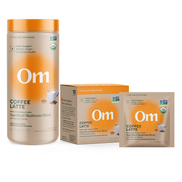 Om Organic Mushroom Nutrition - Mushroom Coffee Latte Blend