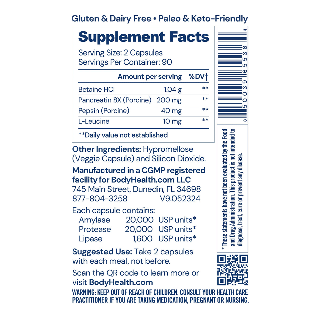 BodyHealth - Digestive Enzymes
