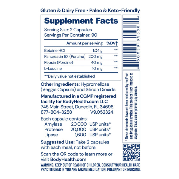 BodyHealth - Digestive Enzymes