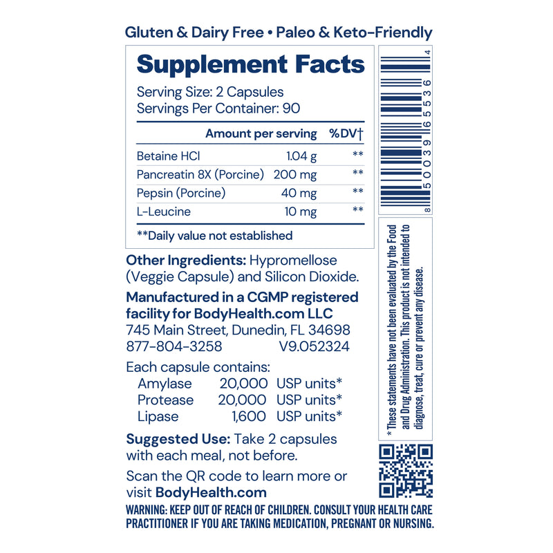 BodyHealth - Digestive Enzymes