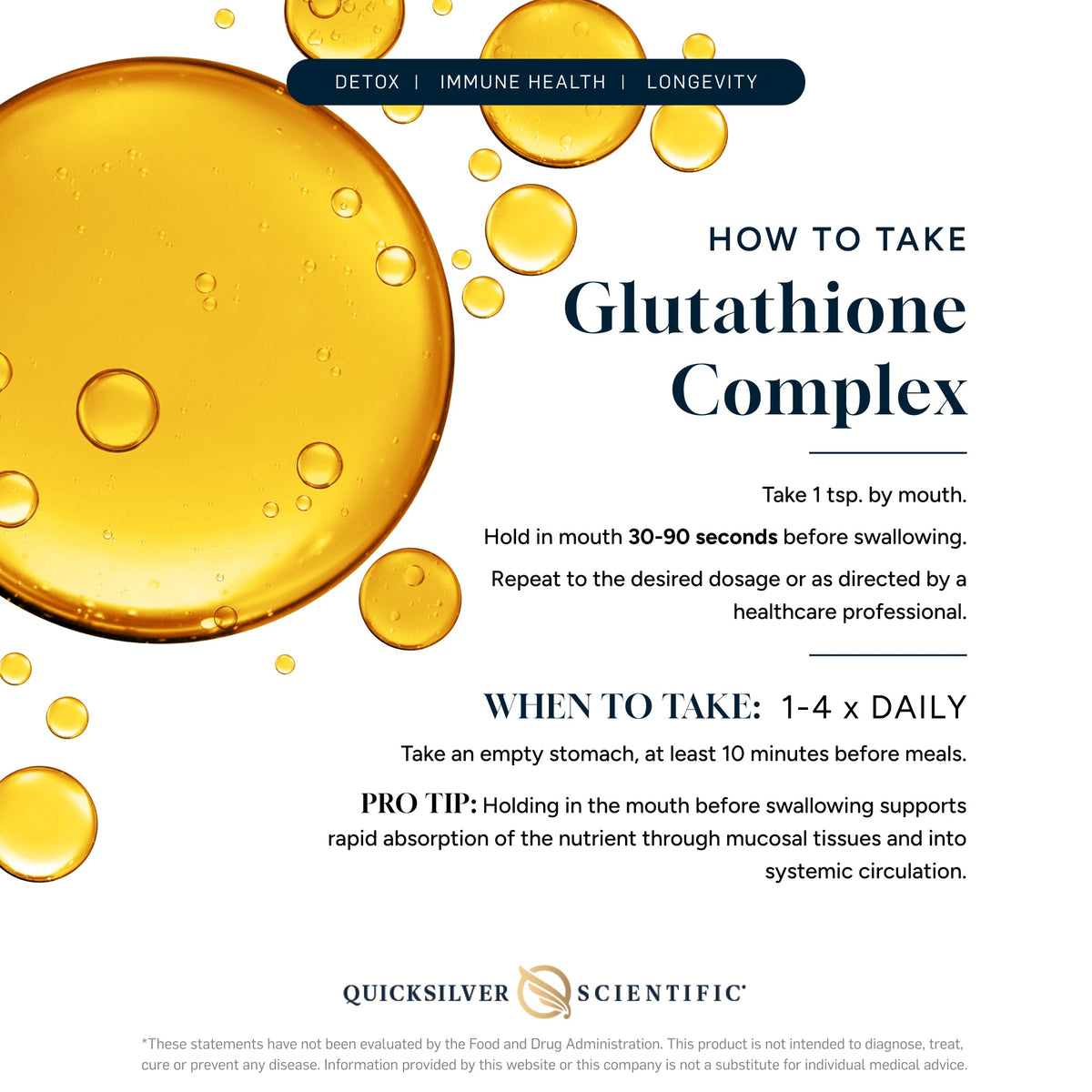 Quicksilver Scientific Liposomal Glutathione Complex — view 3