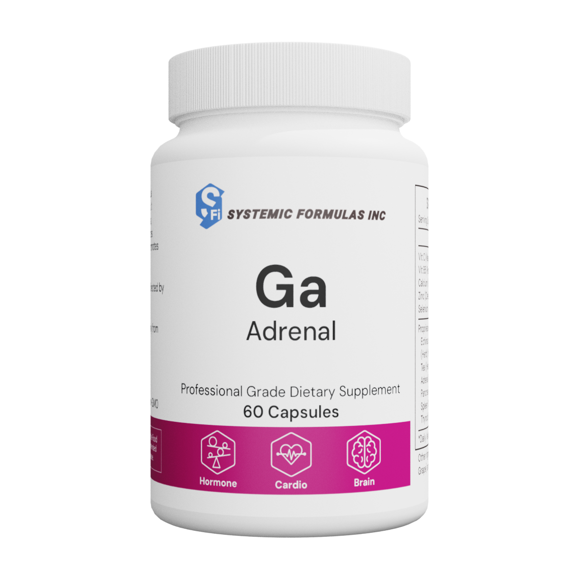 Systemic Formulas - Ga – Adrenal — Systemic Formulas supplement