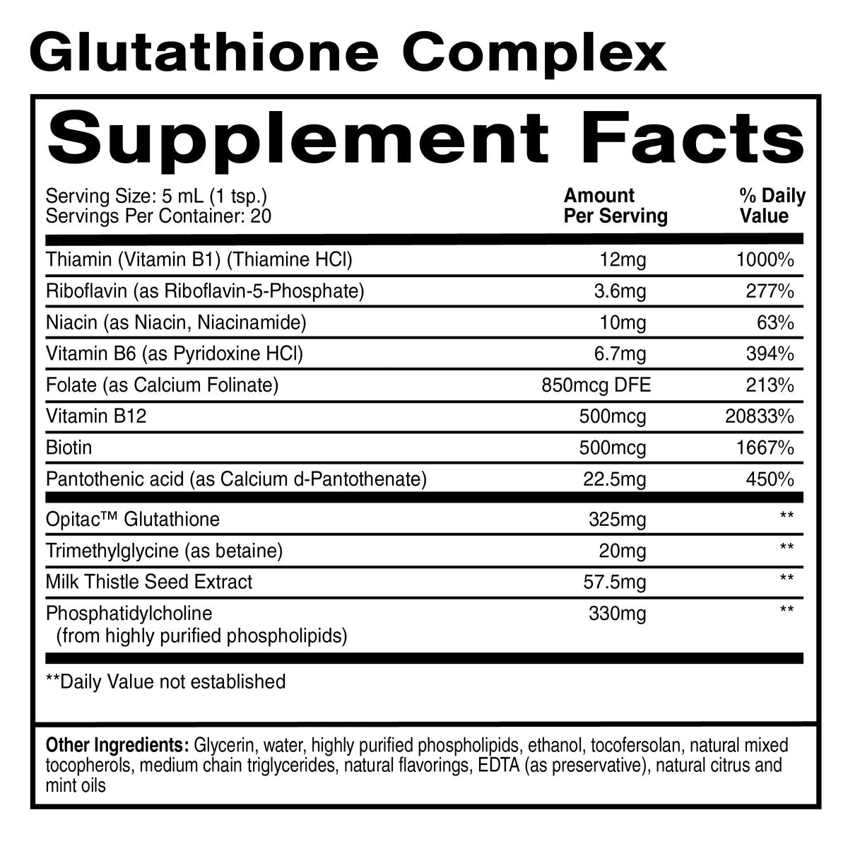 Quicksilver Scientific Liposomal Glutathione Complex — view 2