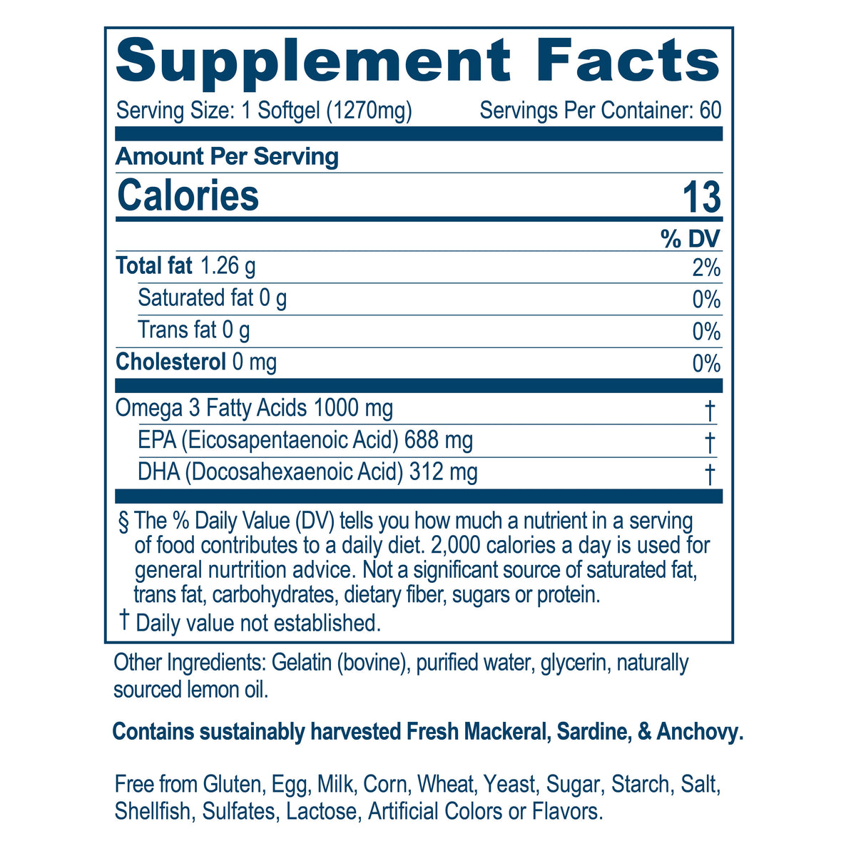Ayush Herbs - High Omega-3™ Fish Oil
