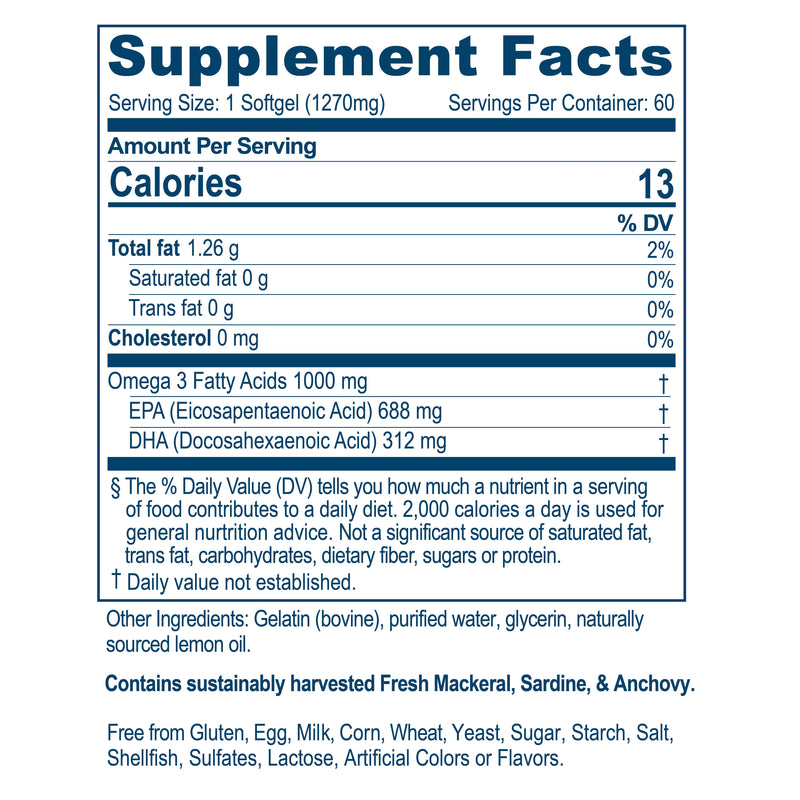 Ayush Herbs - High Omega-3™ Fish Oil