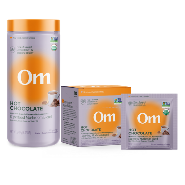 Om Organic Mushroom Nutrition - Mushroom Powered Hot Chocolate