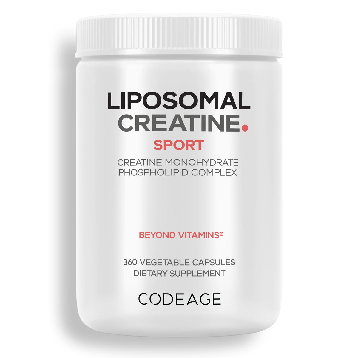 Codeage Liposomal Creatine Monohydrate Phospholipid Complex Capsules — view 2