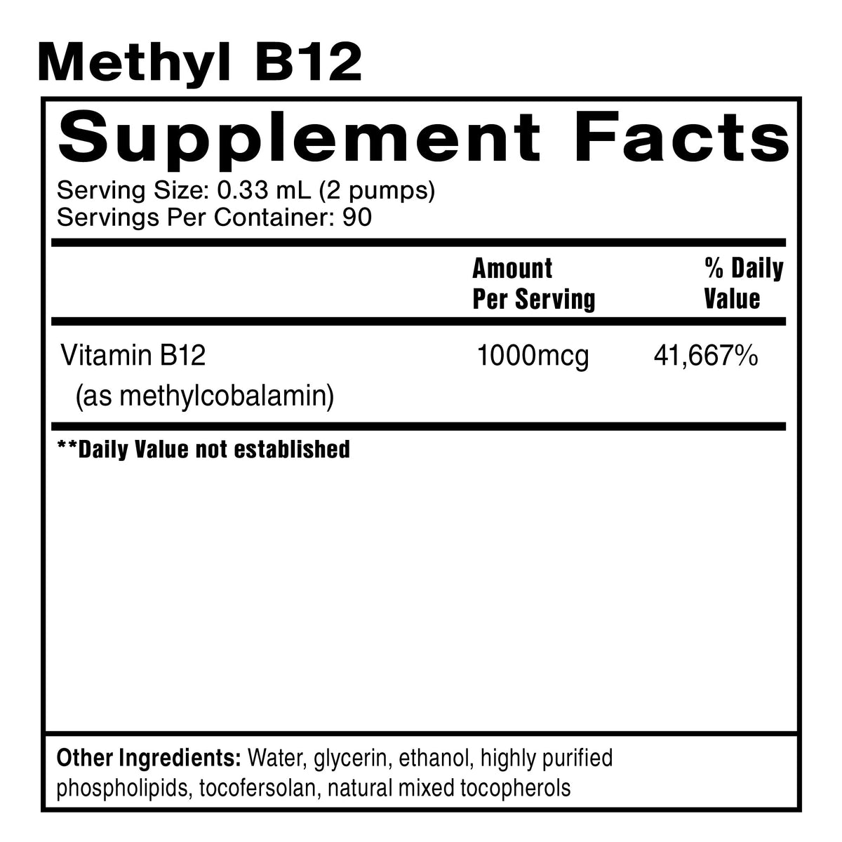 Quicksilver Scientific Liposomal Methyl B-12 — view 2