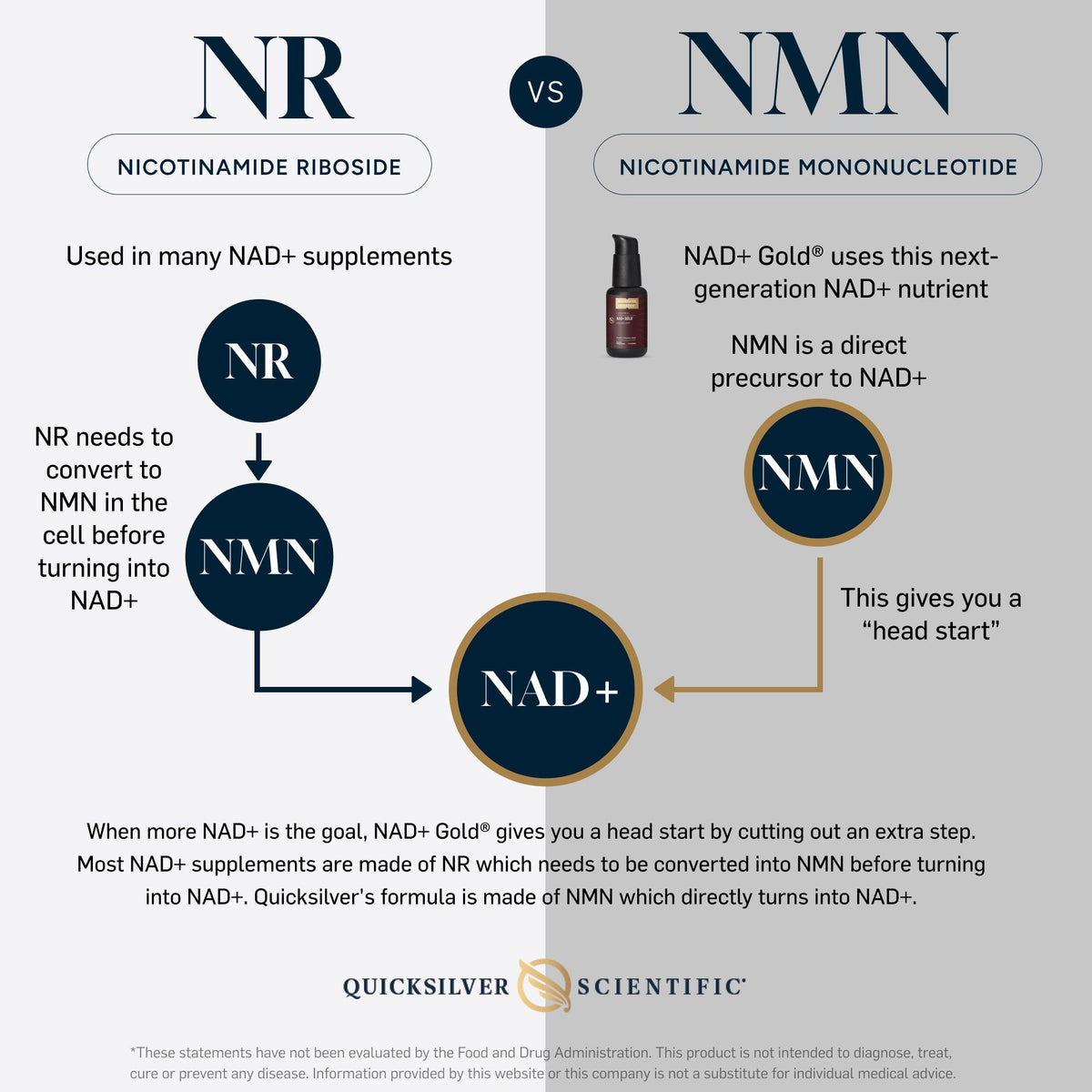 Quicksilver Scientific NAD+Gold — view 3