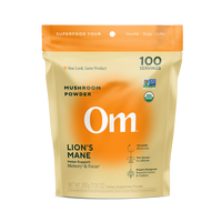 Om Organic Mushroom Nutrition - Lion's Mane Mushroom Superfood Powder