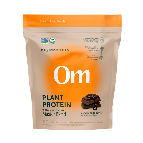 Om Organic Mushroom Nutrition - Mushroom Master Blend Chocolate Protein