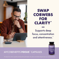 Host Defense Mushrooms MycoBenefits Focus Capsules