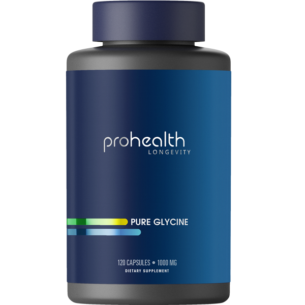 Pure Glycine - 1000 mg, 120 capsules