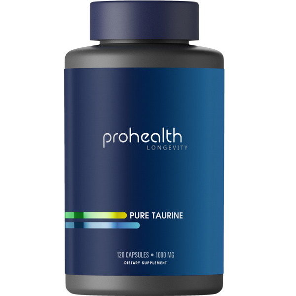 Pure Taurine - 1000 mg, 120 capsules