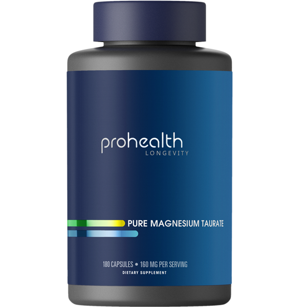 Pure Magnesium Taurate - 160 mg per serving, 180 capsules