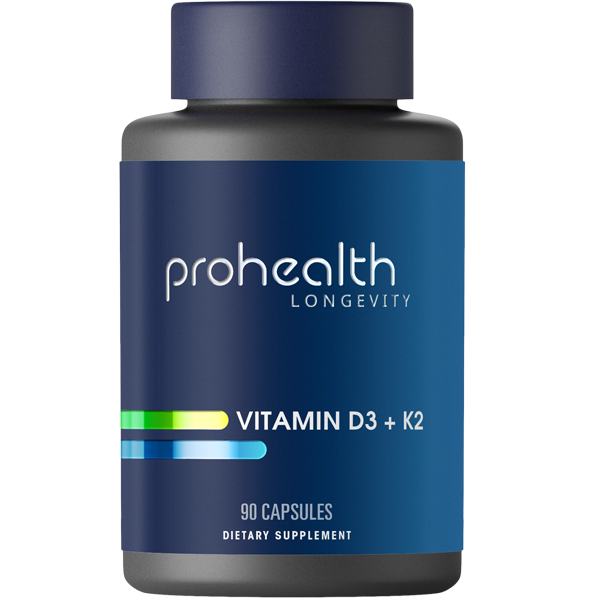 Vitamin D3 + K2 - 90 capsules