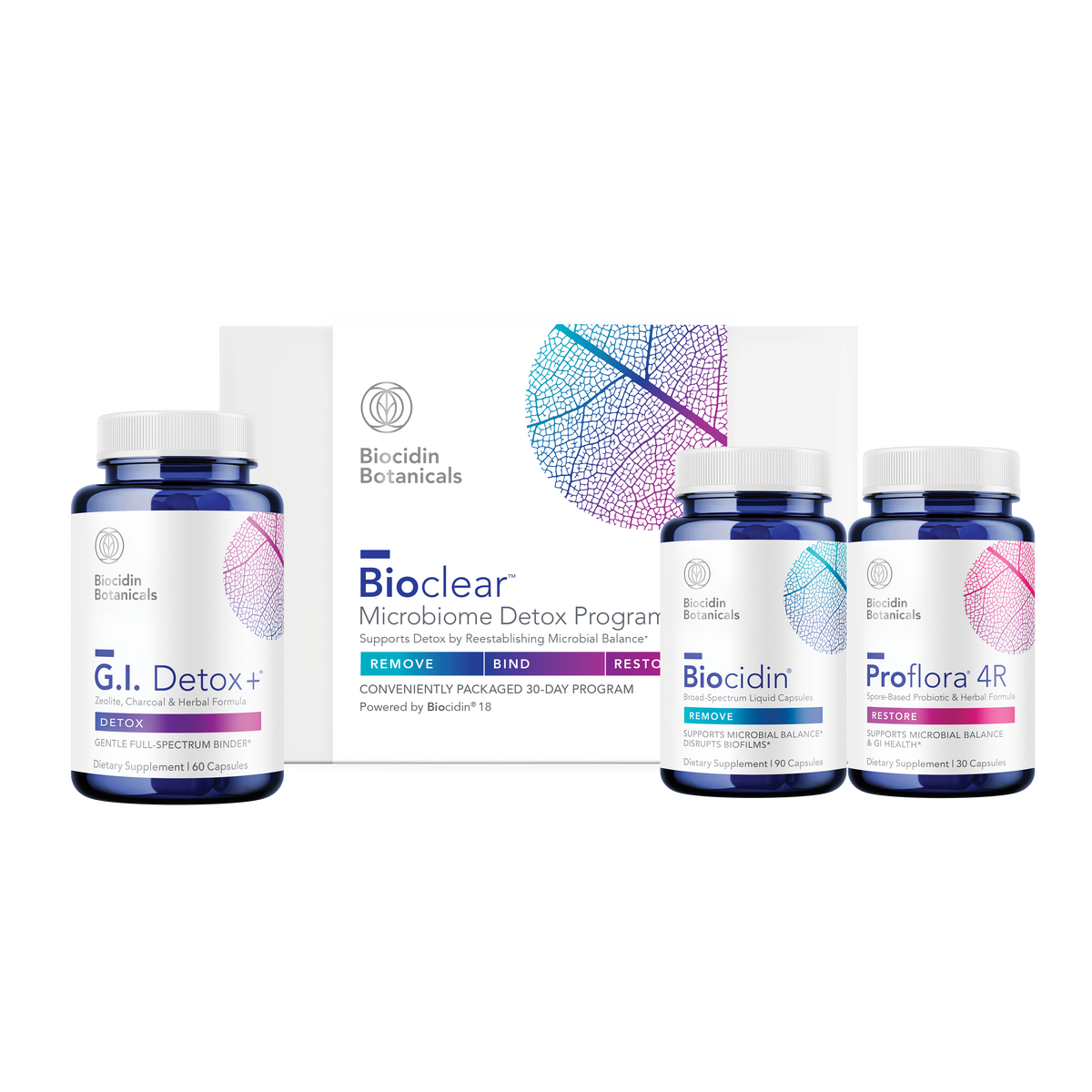 Biocidin Botanicals - Bioclear™ Microbiome Detox Program with Biocidin® Capsules — Biocidin Botanicals supplement