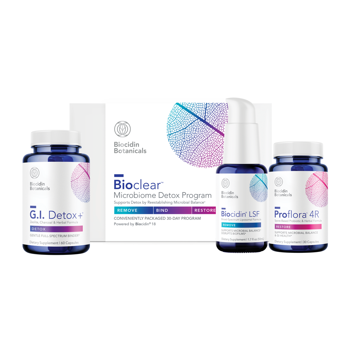 Biocidin Botanicals - Bioclear™ Microbiome Detox Program with Biocidin® LSF — Biocidin Botanicals supplement