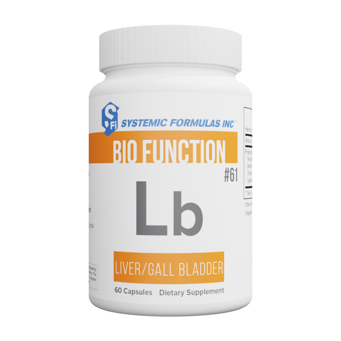Systemic Formulas - Lb – Liver/Gallbladder — Systemic Formulas supplement