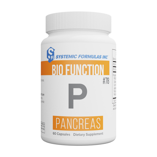 Systemic Formulas - P – Pancreas