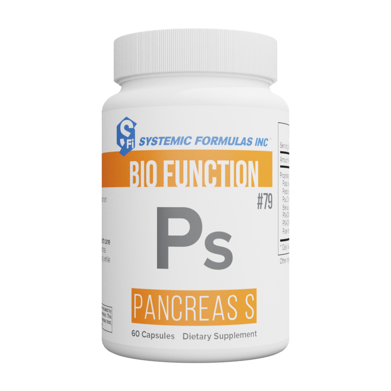 Systemic Formulas - Ps – Pancreas S