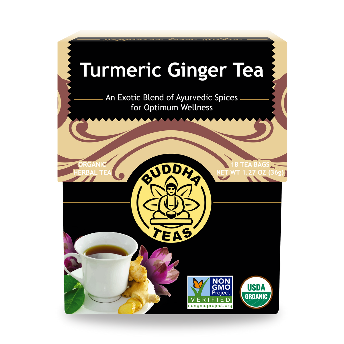 Buddha Teas - Turmeric Ginger Tea