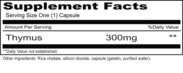 Priority One - Thymus 300mg