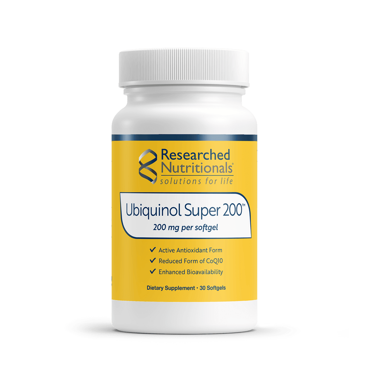 Researched Nutritionals - Ubiquinol Super 200™