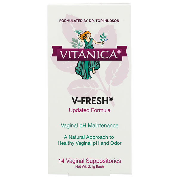 Vitanica - V-Fresh™ Vaginal pH Support Suppositories