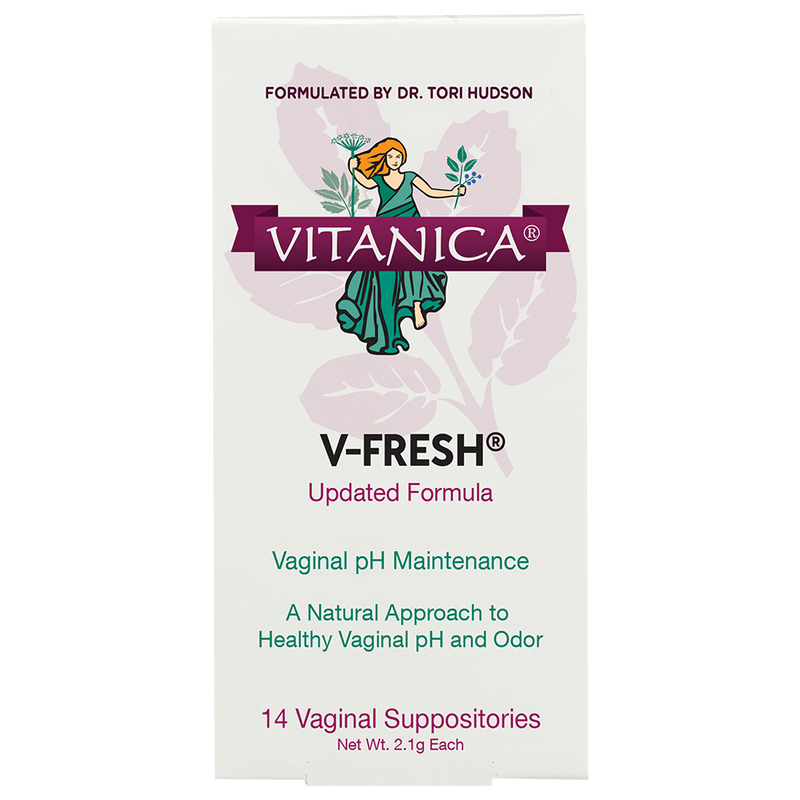 Vitanica - V-Fresh™ Vaginal pH Support Suppositories